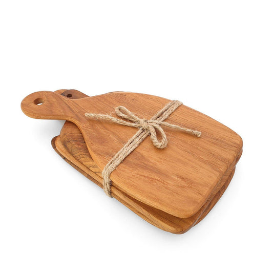 Wooden Cheese Board Set of 4